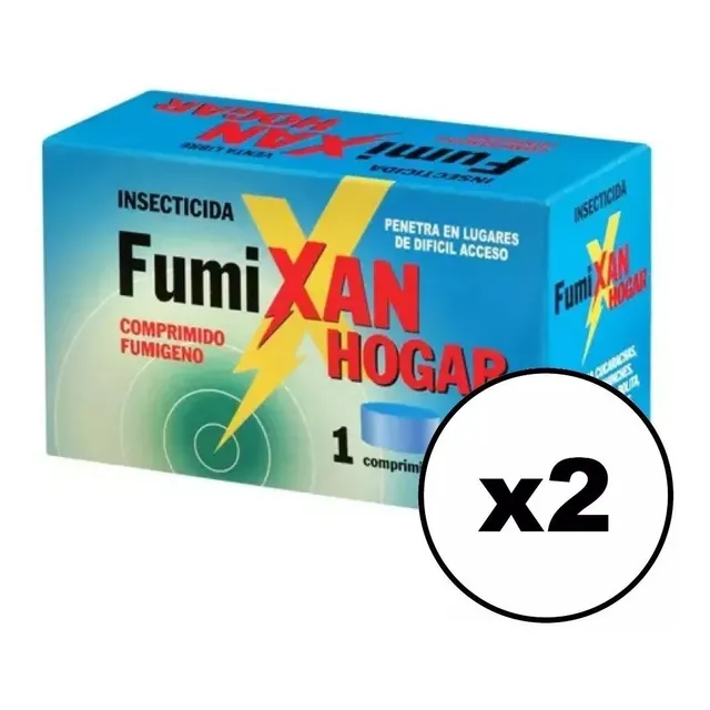 2 X Insecticida Fumixan Hogar 50 Gr Pastillas 