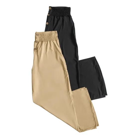 Pantalón Mujer Negro Mp 3407