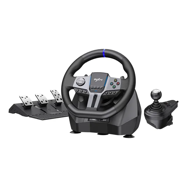 Volante De Carreras Pxn V9 Gen2 Usb 270/900° Con Pedales