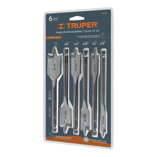 Set Brocas Planas De Manita Para Madera Juego Profesional Set Brocas Planas De Manita Para Madera Juego Profesional