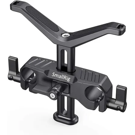 Suporte Para Lente SmallRig com Haste de 15mm e Ajuste de Altura Para Câmera DSLR