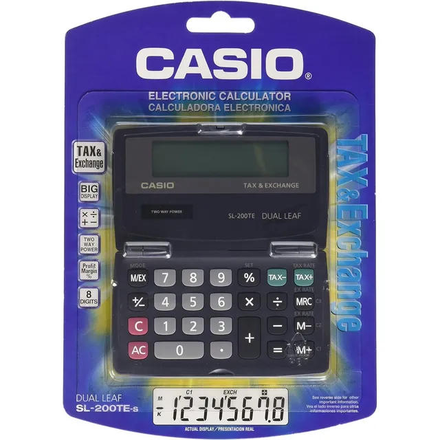 Calculadora De Bolsillo Casio Sl-200te-s