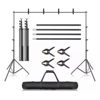 Kit De Soporte Para Fondo Fotográfico De Soporte De 2x3m Kit De Soporte Para Fondo Fotográfico De Soporte De 2x3m