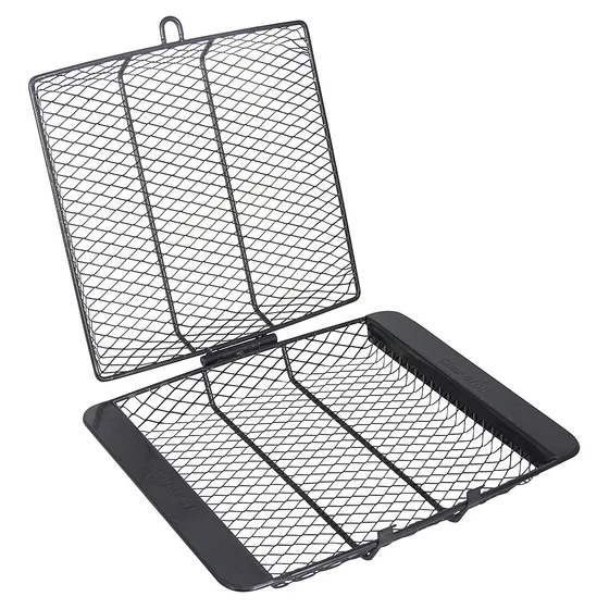 Cesta Para Parrilla Antiadherente Char-broil, Color Negro