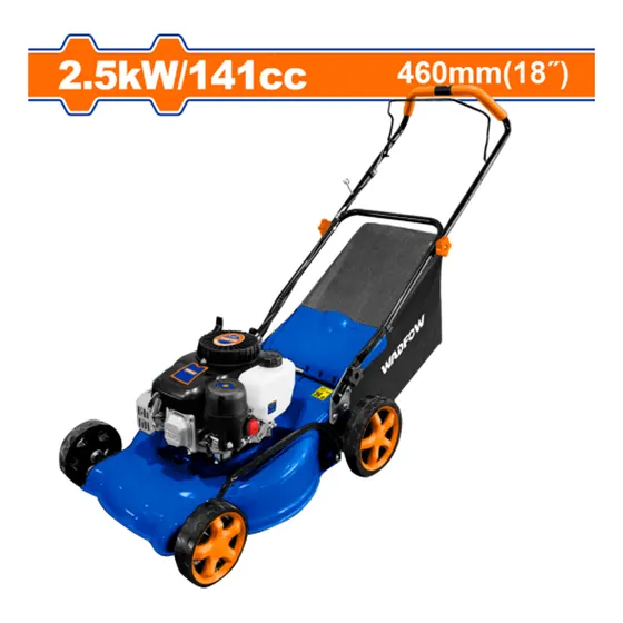 Corta Cesped A Gasolina 2.5kw 141cc 18 Wadfow Wgm3a18 Color Azul