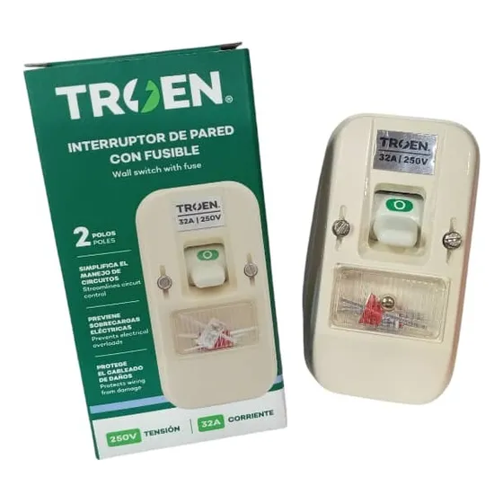 Interruptor Doble 602 Tipo Bticino 250v 32amperios