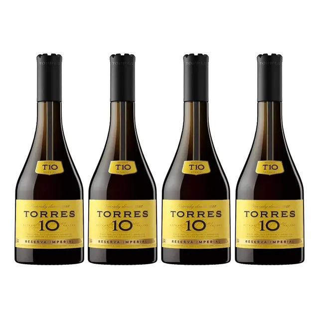Brandy Torres 10 700ml 4pack 4 Unidades