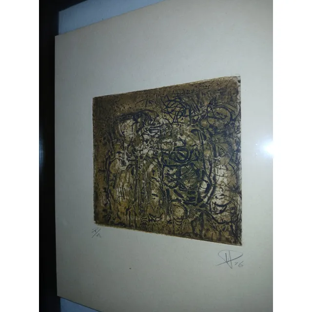 Cuadro Grabado Original Luisa Palacios Ventagaraje G1