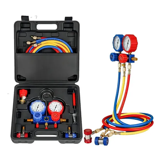 Manômetro Manifold Ar Condicionado Automotivo C/ Maleta R134