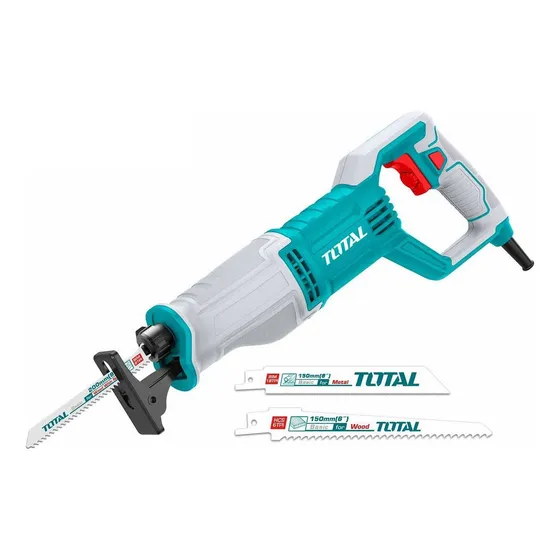 Sierra Sable Total 750w, Velocidad Variable - Madera, Metal, Plástico, Hueso - Incluye Hojas De Corte - Ts100756