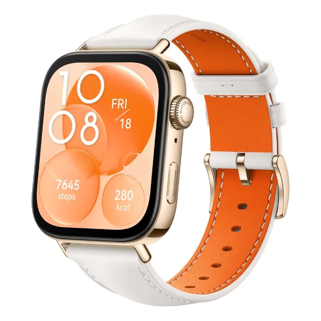 Smartwatch Huawei Watch Fit 3 | Blanco Cuero | Llamadas Bt