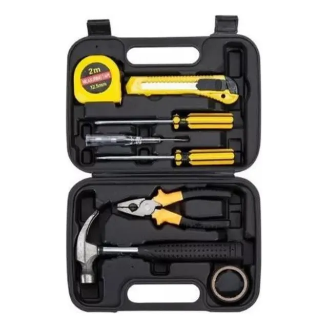 Kit De Ferramentas - 8 Peças - Maleta + Martelo