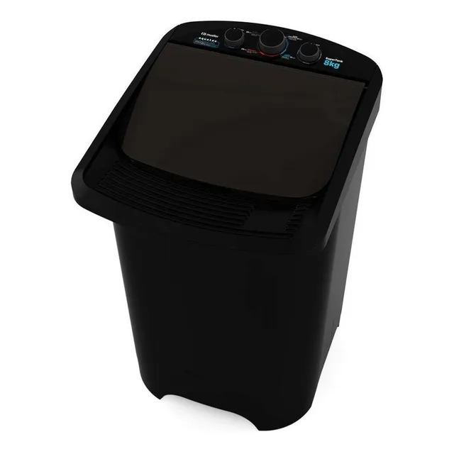 Tanquinho Mueller Supertank não transborda 8kg Preto 220V