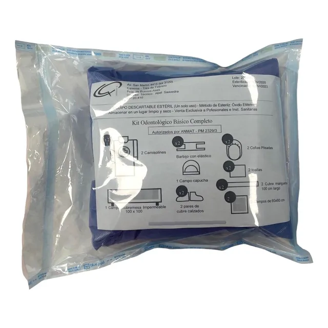 Kit Quirúrgico Estéril Odontología Completo
