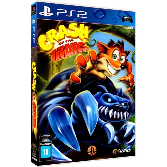 Crash Of The Titans Crash Padrão Ps2 Físico