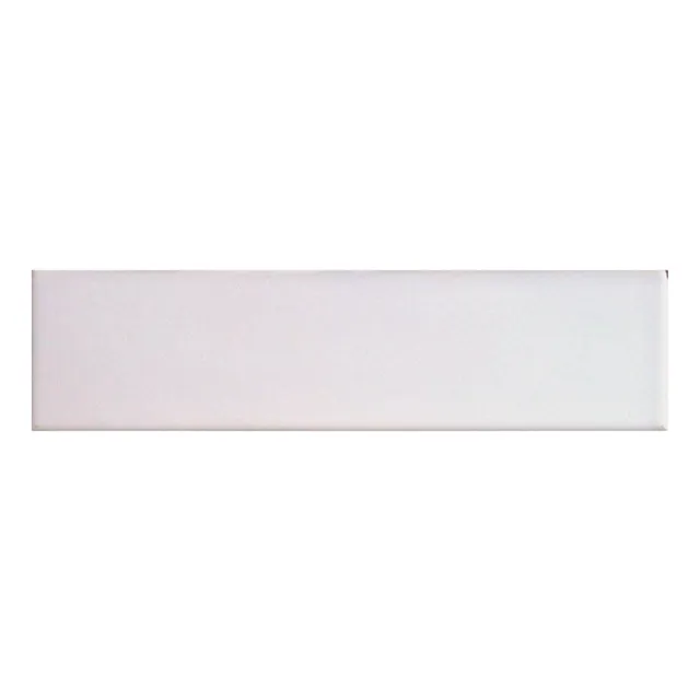 Disu Ceramica  Flat White Rodapie Blanco Brillo-mate 30x7.5