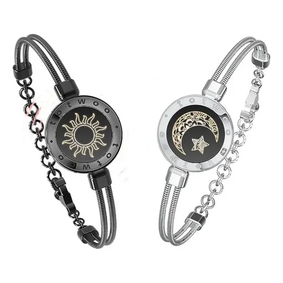 . Pulseiras Vibration & Light Up For Love Para Casais [u]