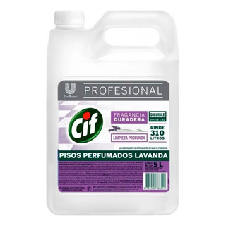 Cif Limpiador De Pisos Lavanda Unilever Profesional 5 Lts Cif Limpiador De Pisos Lavanda Unilever Profesional 5 Lts