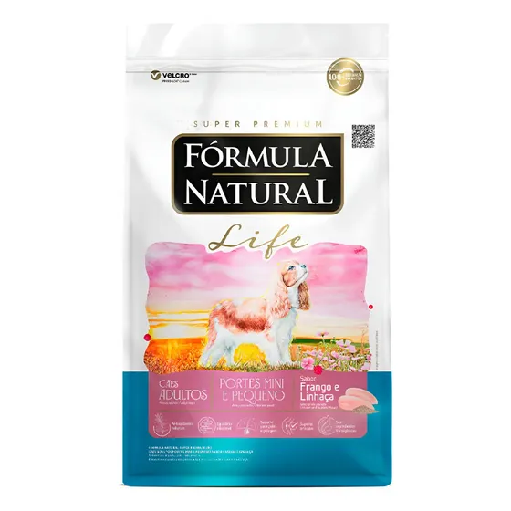 Ração Fórmula Natural Life Cães Adultos Mini Pequeno 10kg