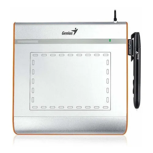 Tableta Genius Digitalizadora Grafica Easypen I405x 2560 Lpi Color Plateado