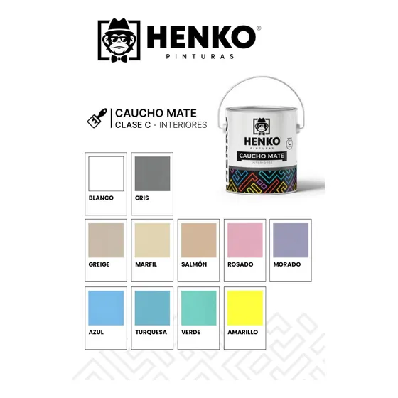 Pintura De Caucho - Henko Galón