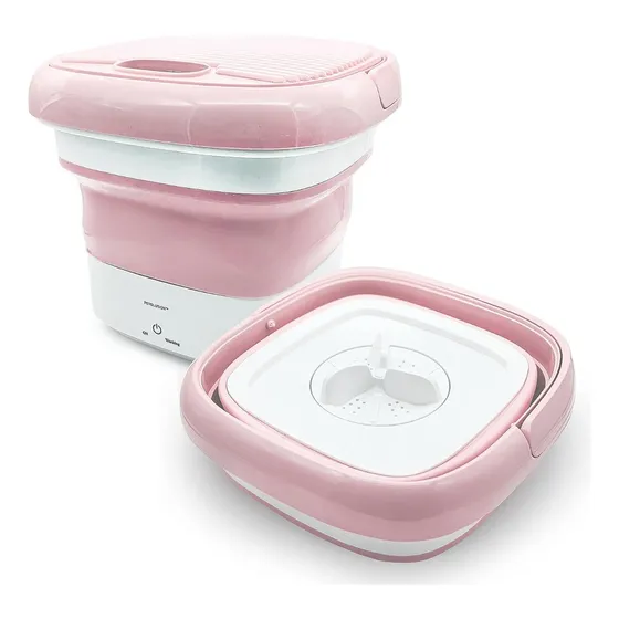 Mini Lavadora Plegable Washing Con Centrifugado