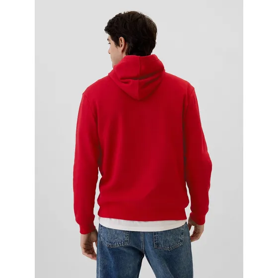 Polerón Hombre Gap Logo Sin Cierre Rojo