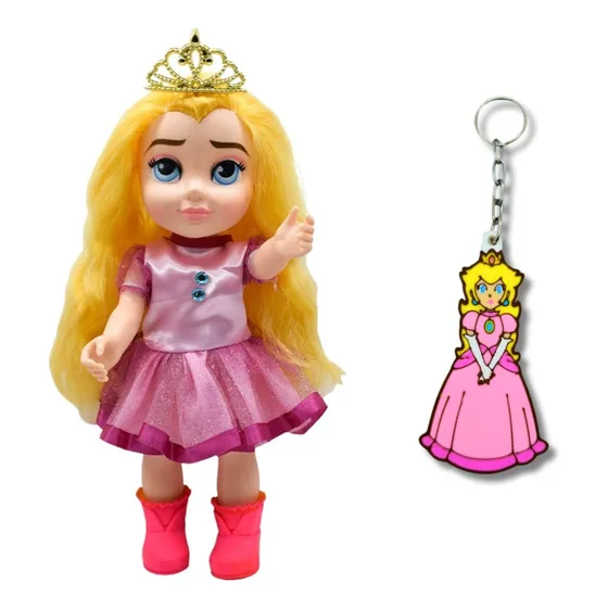 Muñeca Princesa Peach De Mario Bros 35 Cm