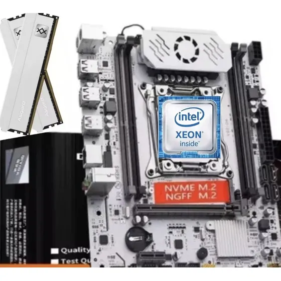 Kit Gamer Placa Mãe X99 + E5-2630 V4 + 16gb Asgard + Cooler