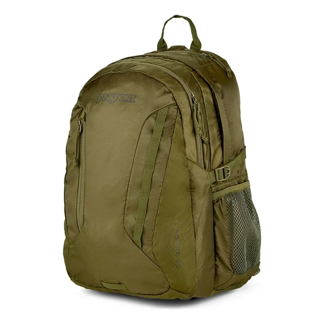 Mochila Jansport Agave Color Army green Diseño de la tela Liso
