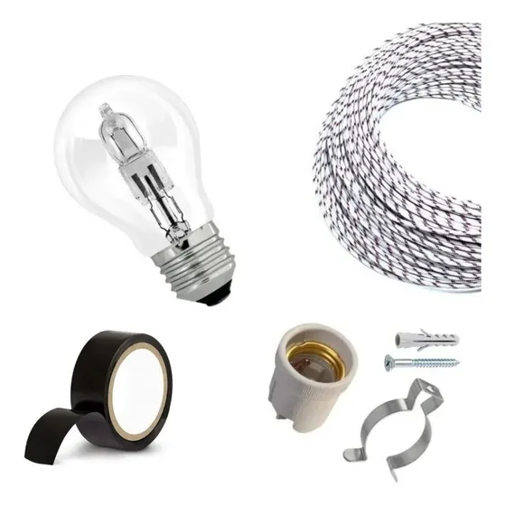 Kit Luz Lampada Churrasqueira Coifa Mais Forte 170w + Brinde
