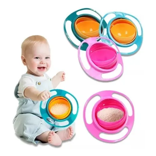 Tazón De Equilibrio Giratorio De 360 Grados Para Niños