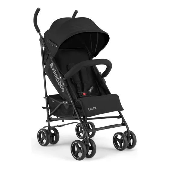 Carrinho guarda-chuva Beetle Kikkaboo preto