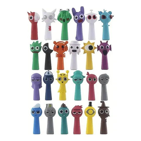 Sprunki Figura De Acción 24 Personajes