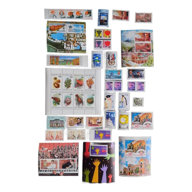 Sellos Chilenos Año 1992  Mint