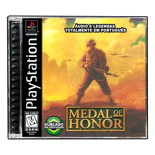 Medal Of Honor Dublado Português Por I.a - Ps1 / Psone Repro