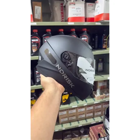 Capacete Integral Norisk Razor Preto Fosco Monocolor Tamanho 58