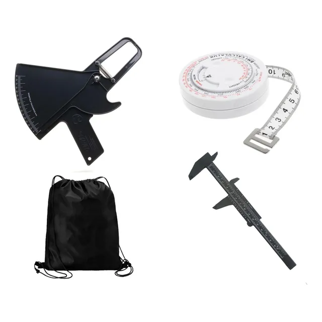 Kit Adipometro Slim Guide+antropometro+cinta Bmi+bolsa Trans