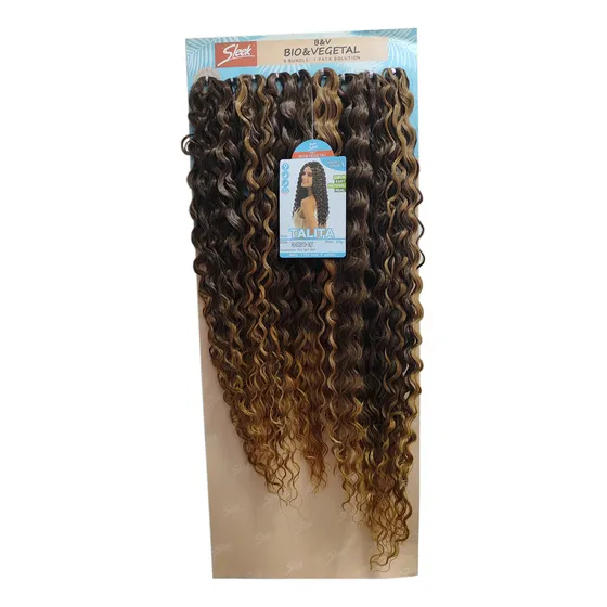 Sleek cabelo cacheado bio vegetal crochet 70 cm cor Hl433/613-1427
