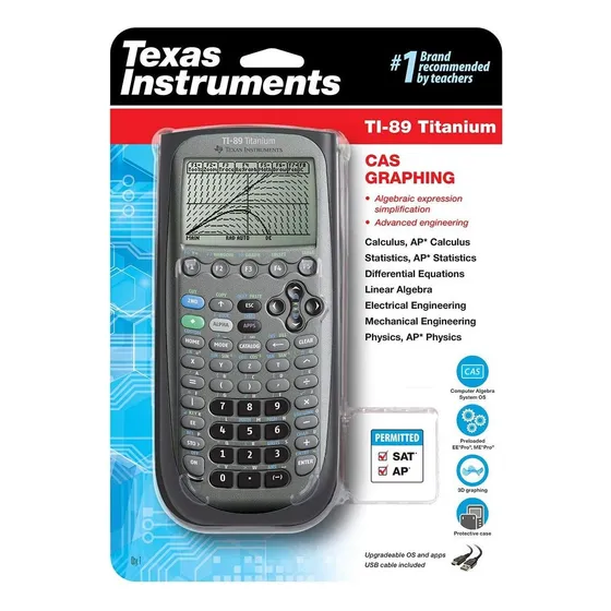 Calculadora Gráfica De Titanio Texas Instruments Ti-89 (el