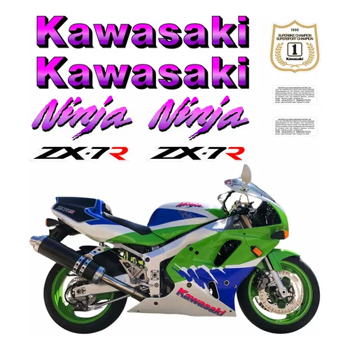 Kit Adesivos Kawasaki Ninja Zx9r 2003 Zx9 Zx 9 Zx903