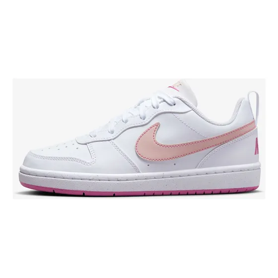 Calzado Para Niños Nike Court Borough Blanco/rosa