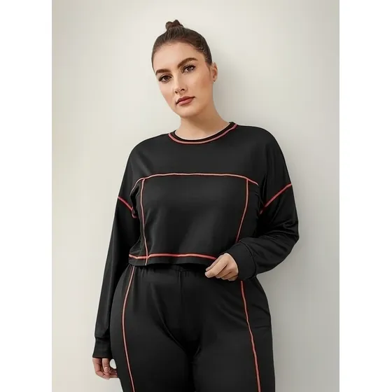 Camiseta Deportiva Top Negro Talle Xl Deporte Talle Grande