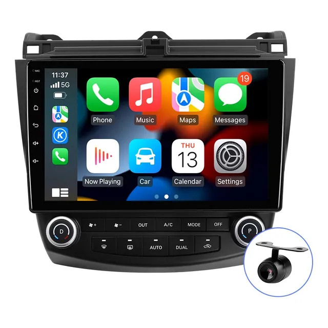 Estéreo 2gb Carplay Cámara Para Honda Accord 2003-2007 Gps