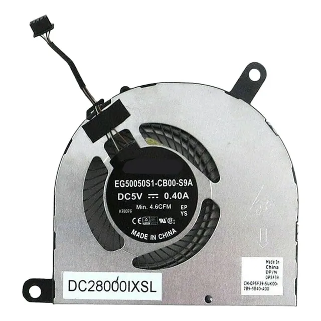 Ventilador Dell Latitude 5480 5490 0p5f39 Dc28000ixsl V143