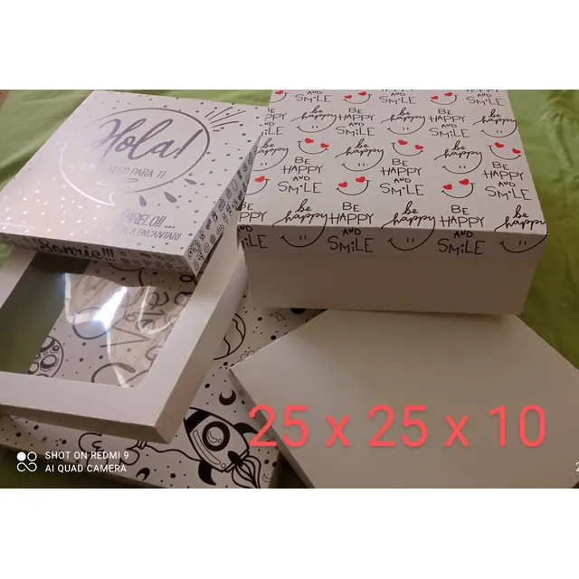Cajas Para Tortas 25 X 25 X 10