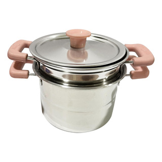 Sartén Sopa Olla Acero Inoxidable Olla De Sopa Rosa Sartén Sopa Olla Acero Inoxidable Olla De Sopa Rosa