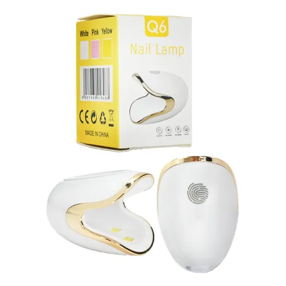 Mini Cabina Uv Led 6w - Q6 Precurado Soft Gel