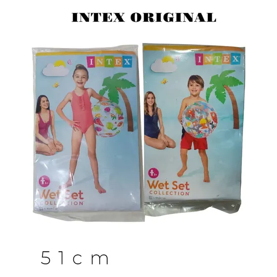 Pelota Inflable Playera Clasica Intex, 2x5$