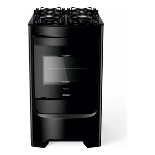 Fogão Consul Cfo4vbe Gas/eléctrica 4 Bocas Com Mesa De Vidro Cor Preto Fogão Consul Cfo4vbe Gas/eléctrica 4 Bocas Com Mesa De Vidro Cor Preto